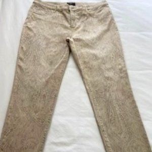 Chico's So Slimming Paisley Denim Jeans 2.5